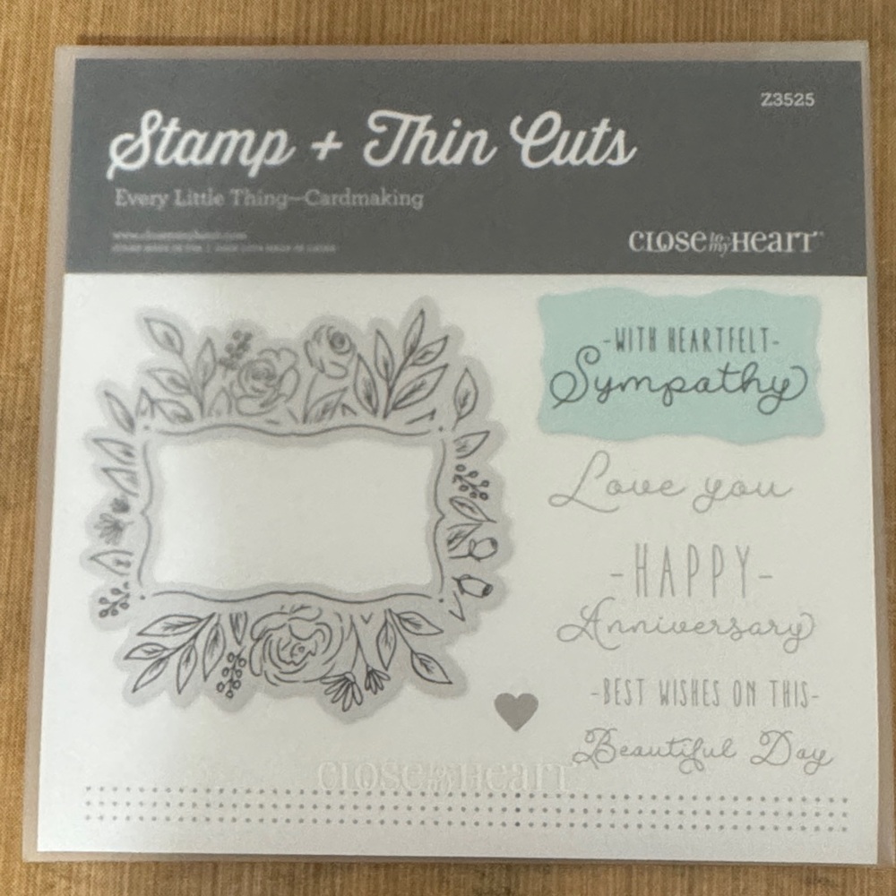Close To My Heart Every Little Thing Stamp + Thin Cuts — Gray & Mint